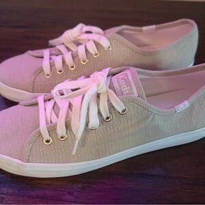 Keds Women's Beige Canvas Sneakers